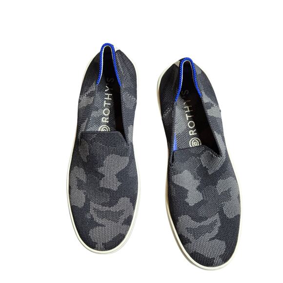 Rothy's Original Slip-On Camo Gray Sneakers Size: 6 - Picture 1 of 5